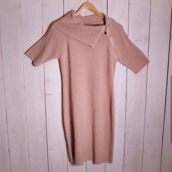 Calvin Klein |Rose Gold Pink| Sweater Dress| - Picture 7 of 7
